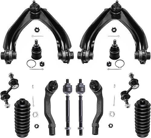 Miniatura 30 de Detroit Axle - Kit de suspensión delantera FWD de 12 piezas para Toyota Matrix Pontiac Vibe 2003 2004 2005 2006 2007 2008, 2 brazos de control