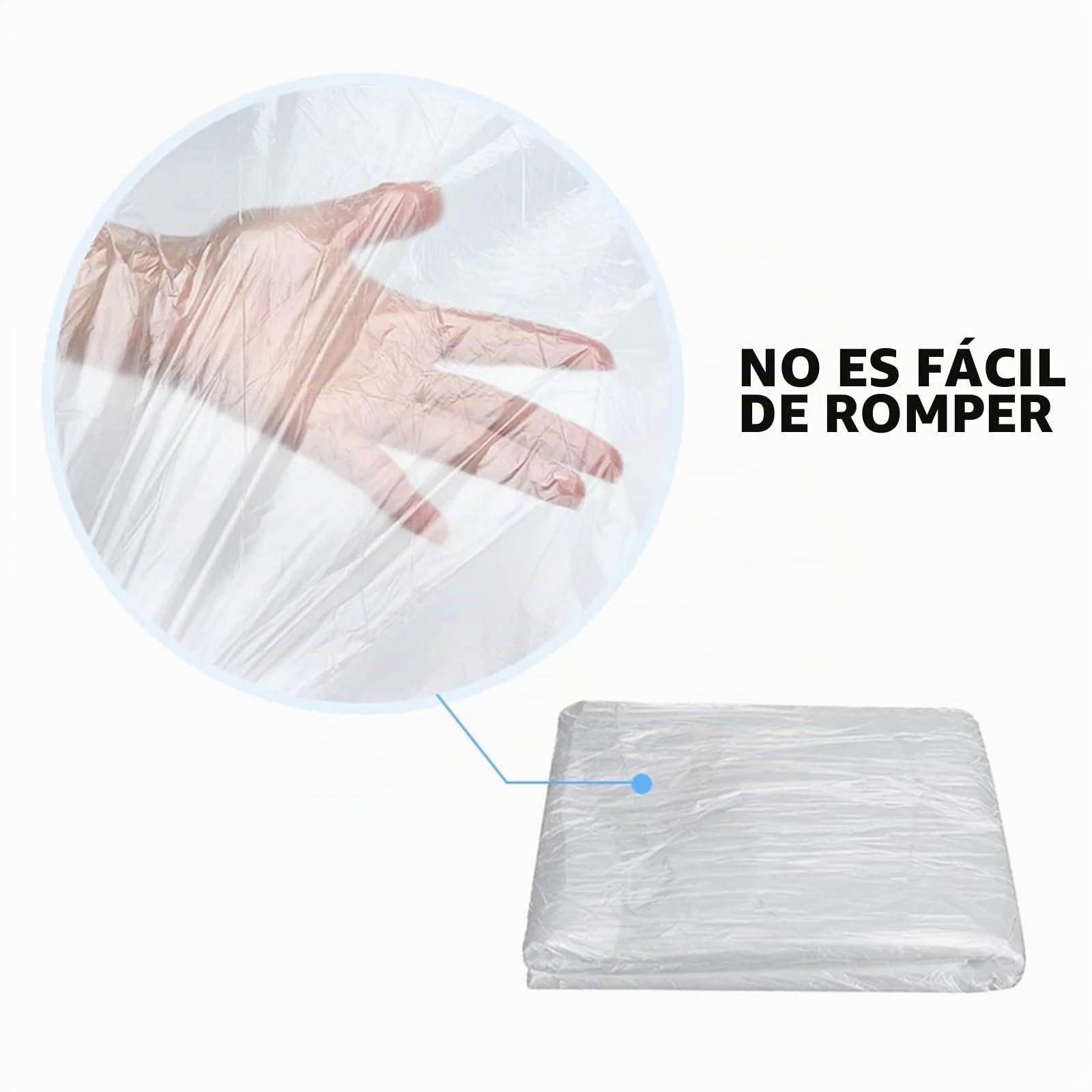 Sabanas Camilla Masaje Funda de plástico desechable for sofá, Colcha for Mesa de Tratamiento de Masaje de SPA, láminas Transparentes for Cama de Belleza, película Impermeable, 100 Uds.