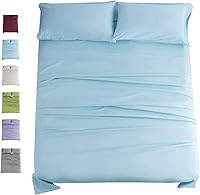 Vista 313 de HENGWEITEXT 18 Inch Cal King Sheets Deep Pocket,4 Piece Sheet Set Breathable and Cooling,Microfiber Sheet Set Deep Pocket,Wrinkle Free Shrinkage &