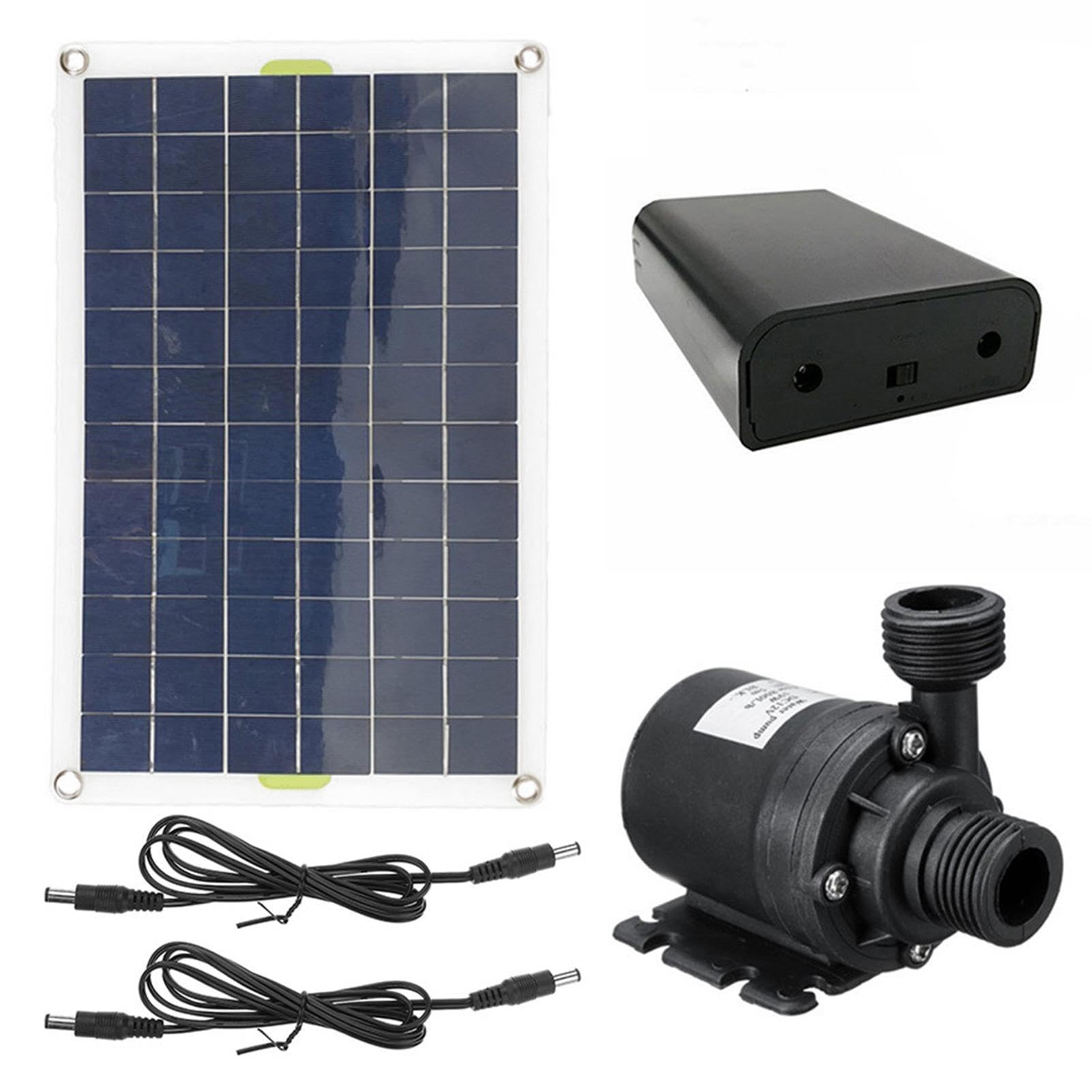 Pompa a fontana solare per vasca per uccelli, fontana per uccelli ad acqua, pompa sommergibile per irrigazione esterna da 30 W, pompa sommergibile per giardino, laghetti, colibrì giardino | pompa sommergibile per irrigazione esterna da 30 W, pompa sommerg