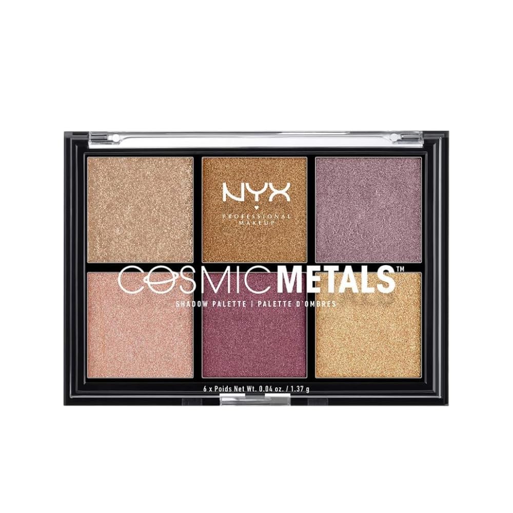 NYX Professional Makeup Cosmic Metal Eyeshadow Palette, 0.021 kg