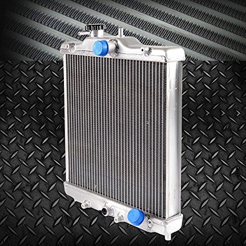 3 Row 52mm Aluminum Cooling Racing Radiator Stop Leak Compatible For Honda Civic 1992-2000 EK EG D15 D16 In/Out 28mm