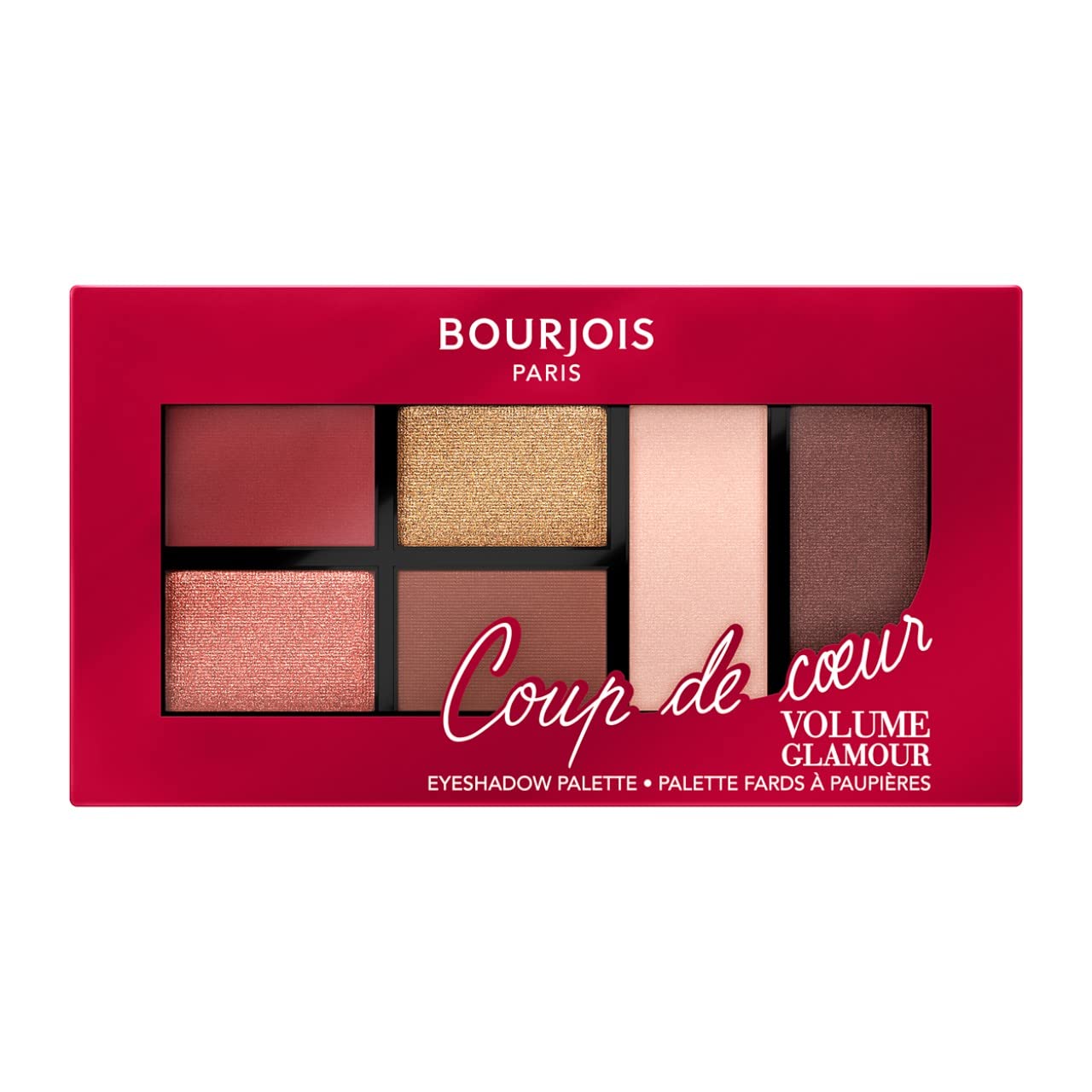 Bourjois Szminka Velvet Ink 08 + polski 1 Seconde 09 + paleta cieni Coup De Coeur
