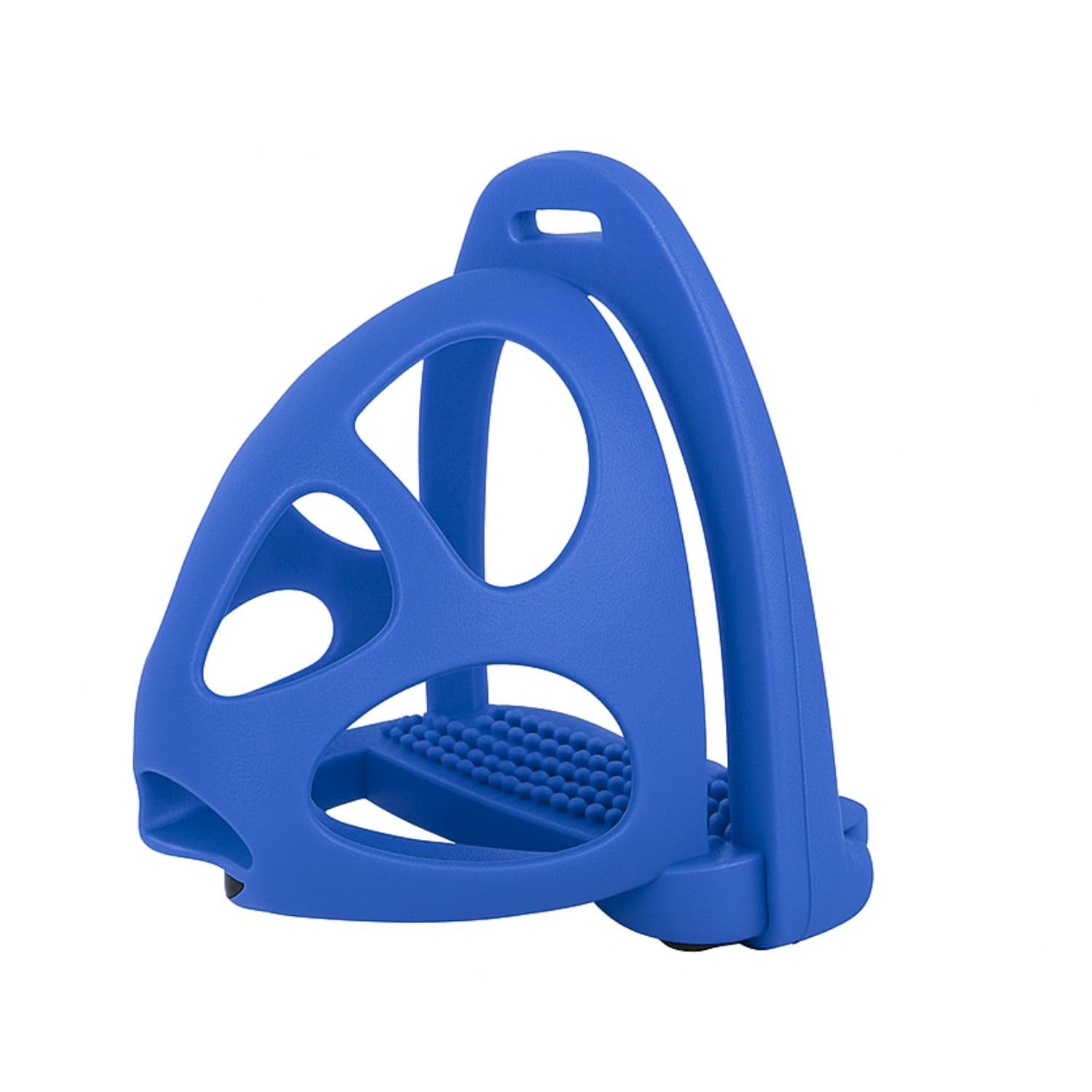 AK CagePro Étriers Légers en Plastique pour Cheval AKRS-6045-01 Bleu Royal 4.75"