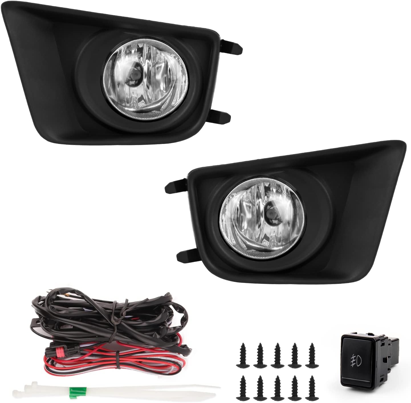 Up To 50% OFF RP Remarkable Power, Compatible with 2012-2015 Tacoma Pickup Truck Fog Light Kits included Switch Wiring,with H11-12V 55W Bulbs FL7117