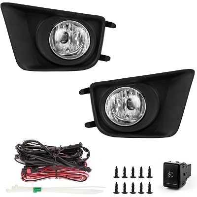 Compatible with 2012 2013 2014 2015 Tacoma Fog Light Kits Pickup Truck included Switch Wiring,with H11-12V 55W Bulbs FL7117
