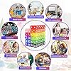 Rerdeim 110 Pieces Dice Set, Colored Game Bulk Dices, Colorful Dices, 6 Sided Dice for Classroom Teaching, Board Game, Playing, Rolling, Small Six Sided 11 Color Red, Yellow, Blue, Green and More #2