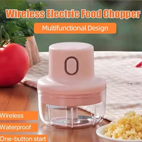 Miniatura 5 de Picadora eléctrica procesador de alimentos pequeño picadora de acero inoxidable molinillo de verduras máquina de ajo eléctrica inteligente máquina