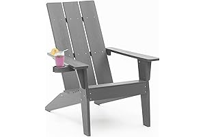 Polywood Modern Adirondack Chair: Comfort and Durability for Outdoor Living