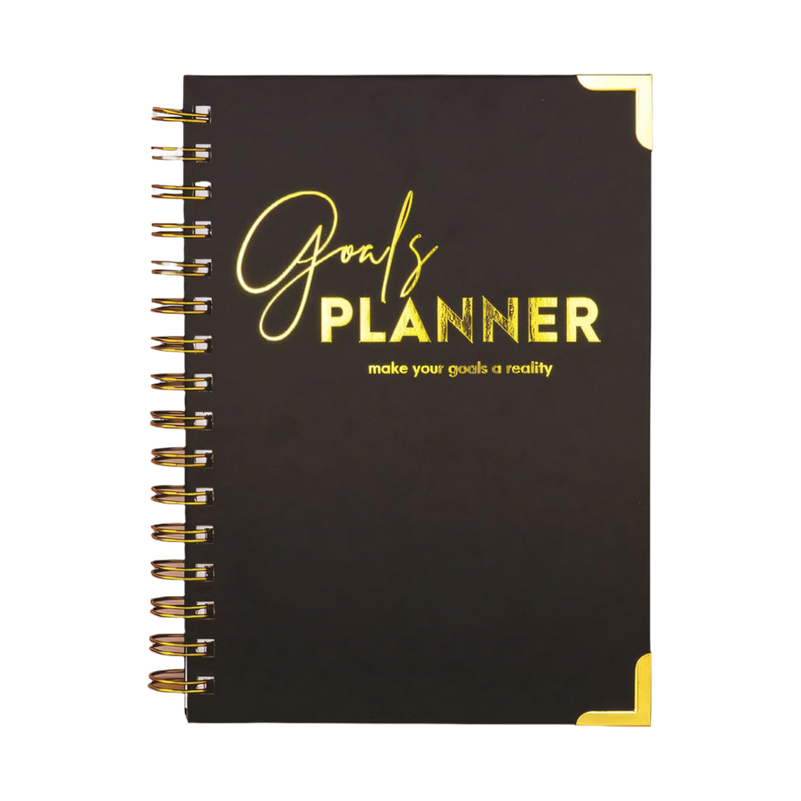 Elegante carta spessa con linguette laminate Ampio spazio per professionisti impegnati Agenda premium con copertina rigida con sezioni mensili settimanali gestione efficiente delle attività