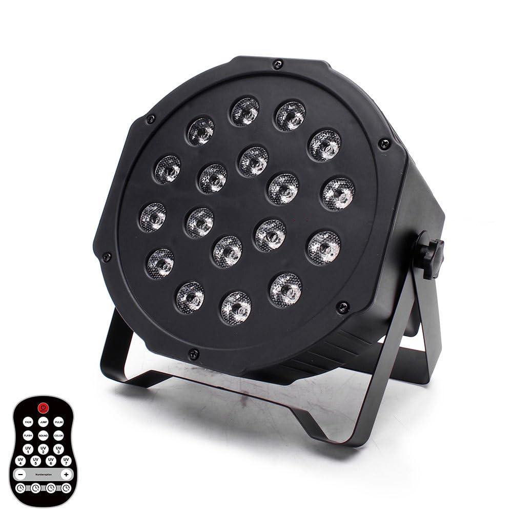 Lumière noire UV 36 LED avec télécommande DMX pour éclairage de scène DJ bar et église
