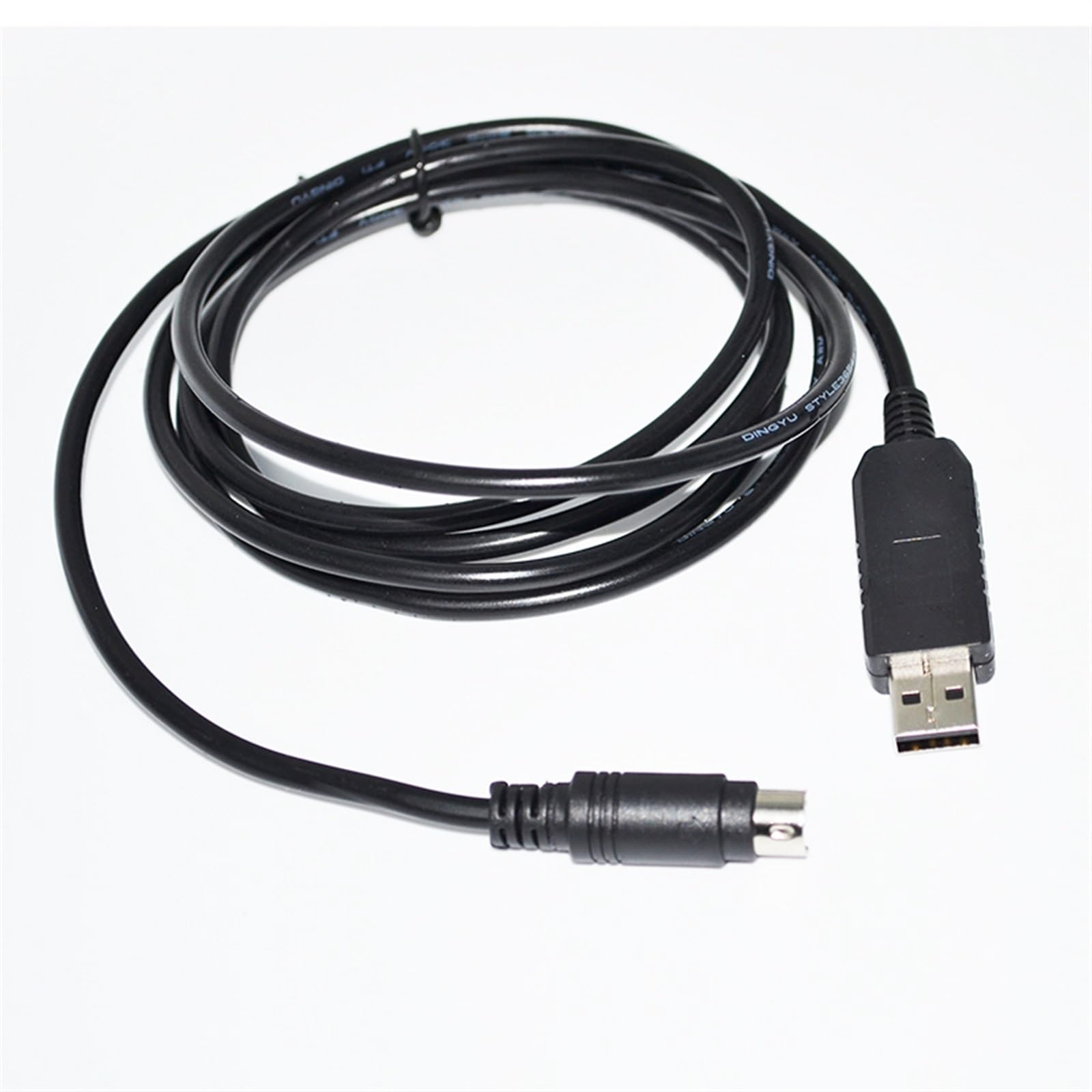 ADAPTATEUR USB VERS MINI DIN 8P RS232 CÂBLE DE PROGRAMMATION PLC(3 metres,FT231XS)