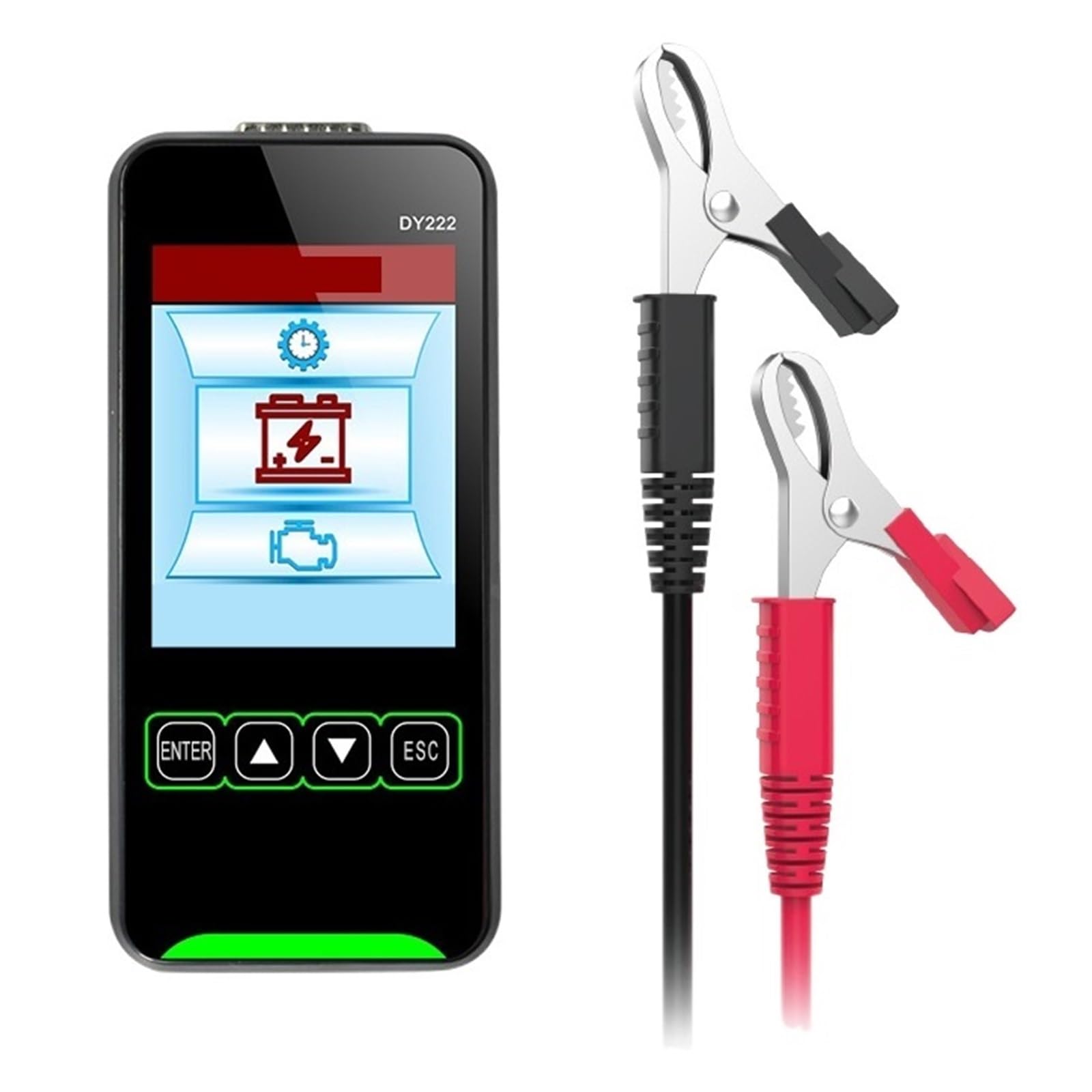 Tester Akumulatora Samochodowego 12V 24V CCA Tester Obciążenia Test Rozruchu Narzędzie Do Ładowania Przegląd Danych Analizator Akumulatora Samochodowego