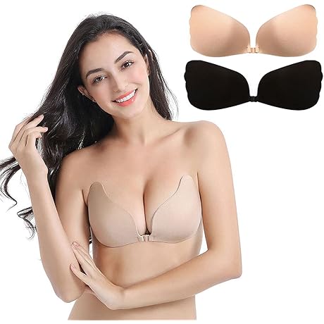 Adhesive Bra 2 Pack: Ultimate Support with Invisible Comfort