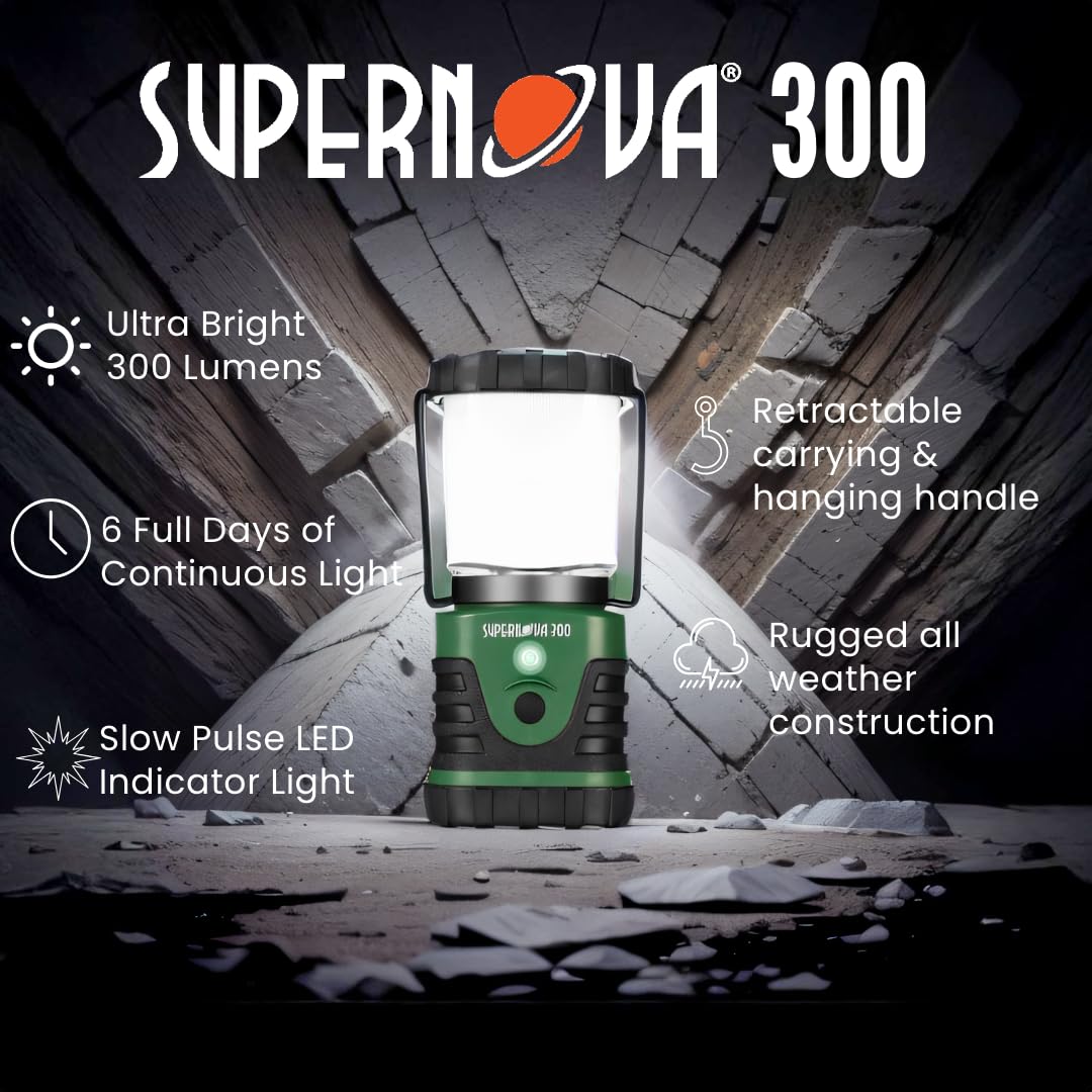 Linterna LED ultrabrillante para acampar y de emergencia 2