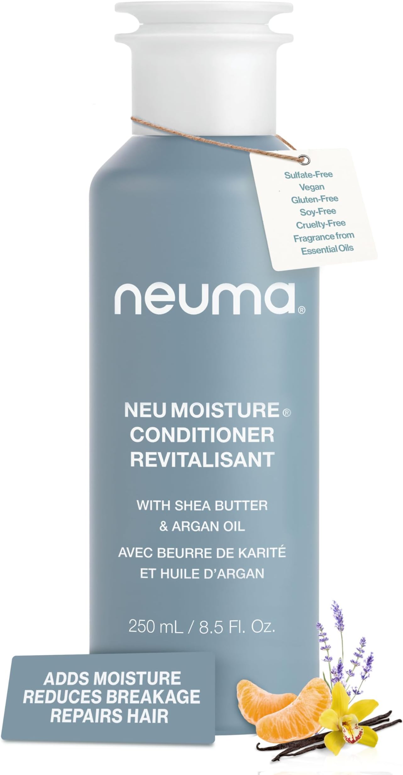 - Neuma Re Neu Sulfate-Free Moisturizing Conditioner, 8.5 FL Oz | Hydrating Conditioner with Shea Butter & Argan Oil | Vegan & Color-Safe Formula for Dry Hair.