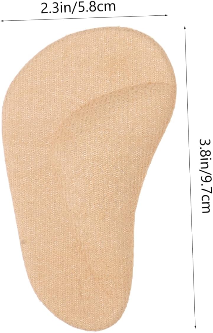 Mobestech 9pairs Arch Support Insoles for Flat Feet Shock-Absorbing Orthotic Inserts for Walking Running Climbing Daily Use Comfortable Foot Cushioning for