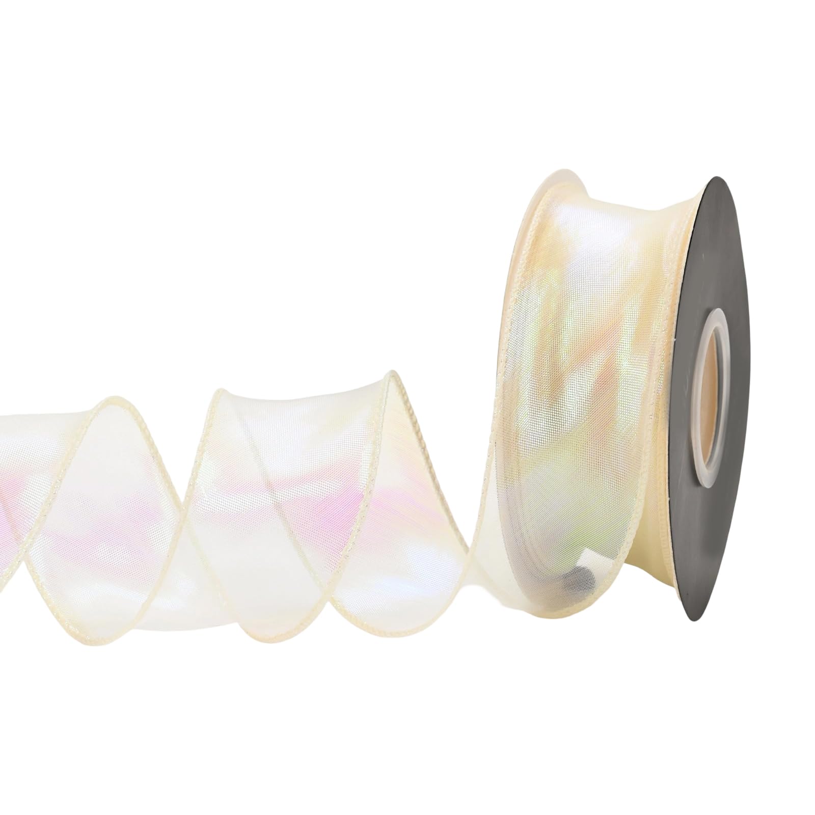 Xjdzineq Organza Ribbon 40mmx9Meters Colorful Ribbons Sheer Christmas for Bouquets Wedding Reflective Ribbon