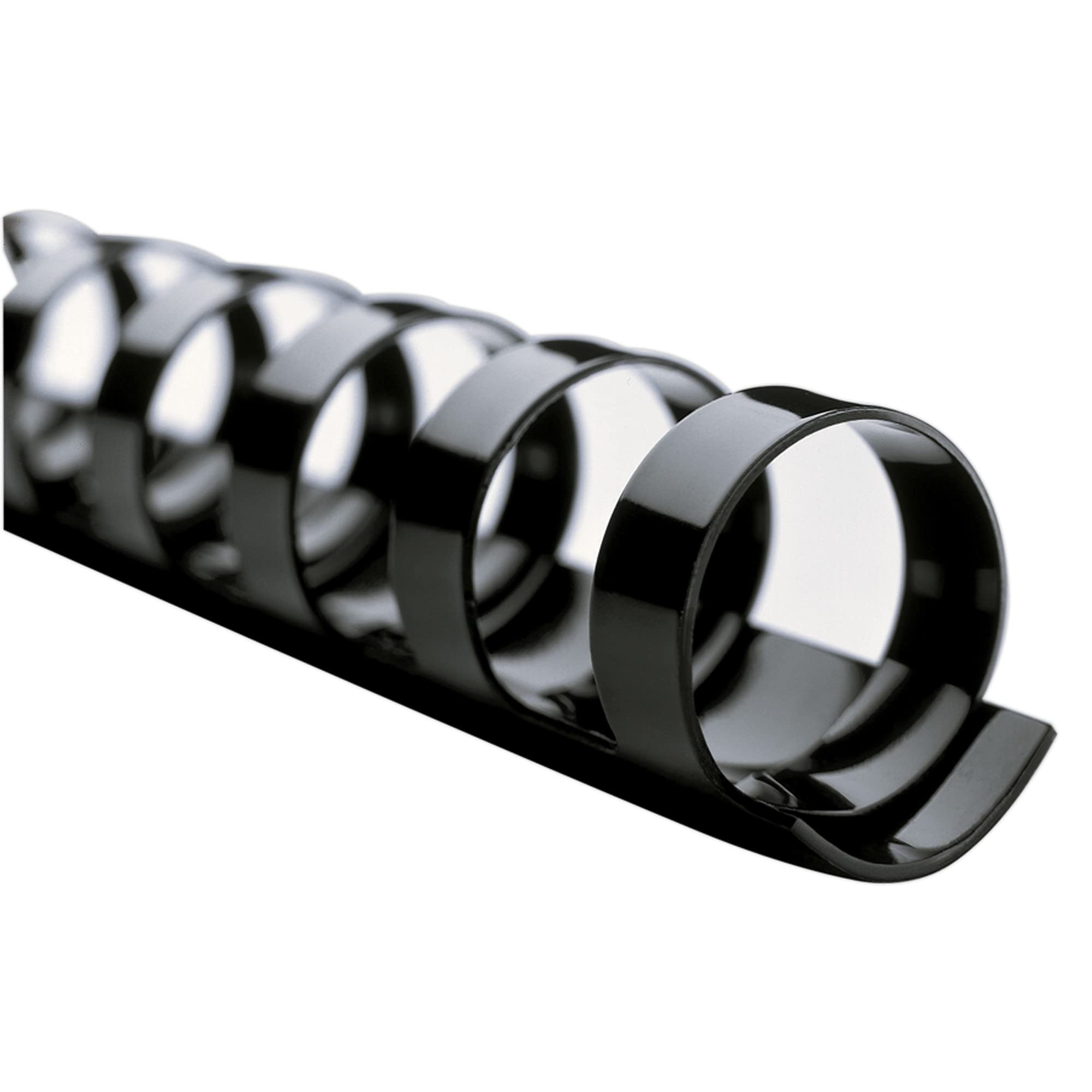 Office Depot® Brand 1/2" Binding Combs, 90-Sheet Capacity, Black, Pack of 100