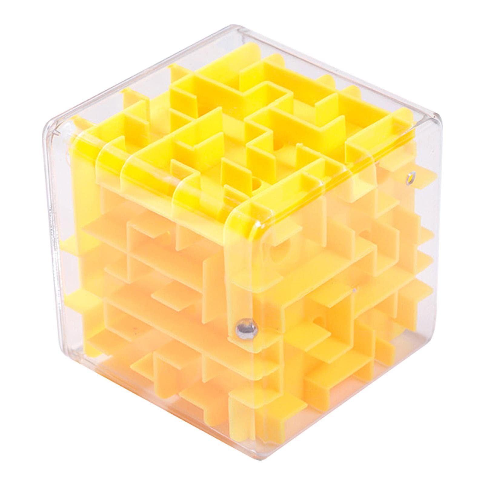 Vigcebit Maze Cube Square Maze Toy Brain Teaser Puzzles For Kids Rolling Ball Maze Mazes Game Portable Cube Maze Toy Educational Fidget Toys Favors For Kids