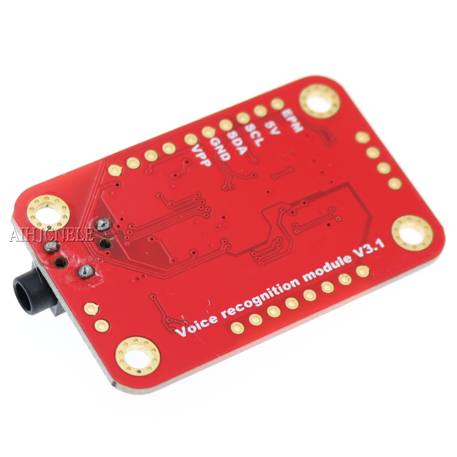 Speak Recognition Board Voice Recognition Module V3.1 with UART GPIO TTL 3.5mm Microphone Compatible with for Arduino DIY Electric Projects