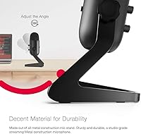 Vista 8 de FIFINE Micrófono de podcast USB para grabación en streaming, micrófono de condensador para juegos de computadora para PC Mac, salida de auriculares