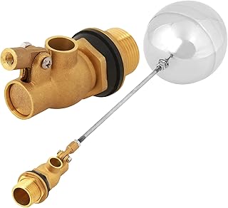 G3/4" DN20 Float Ball Valve, Brass Male Thread Water Sensor Adjustable Float Ball Valve Stainless Steel Floating Ball Valve