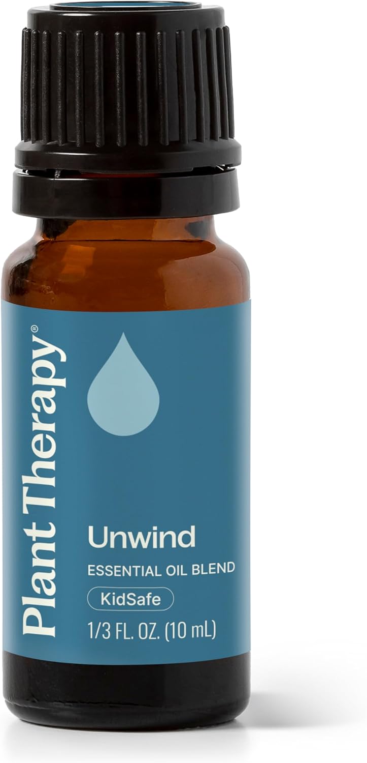 Plant Therapy Unwind Essential Oil Blend 10 mL (1/3 oz) 100% Pure, Undiluted, Natural Aromatherapy