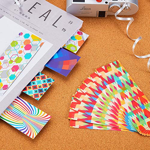 Optical Bookmarks Laminated Book Markers Creative Colored Bookmarks Reading Bookmarks For School Office Teacher Student Classroom Stationery Supply (80) #TOP5