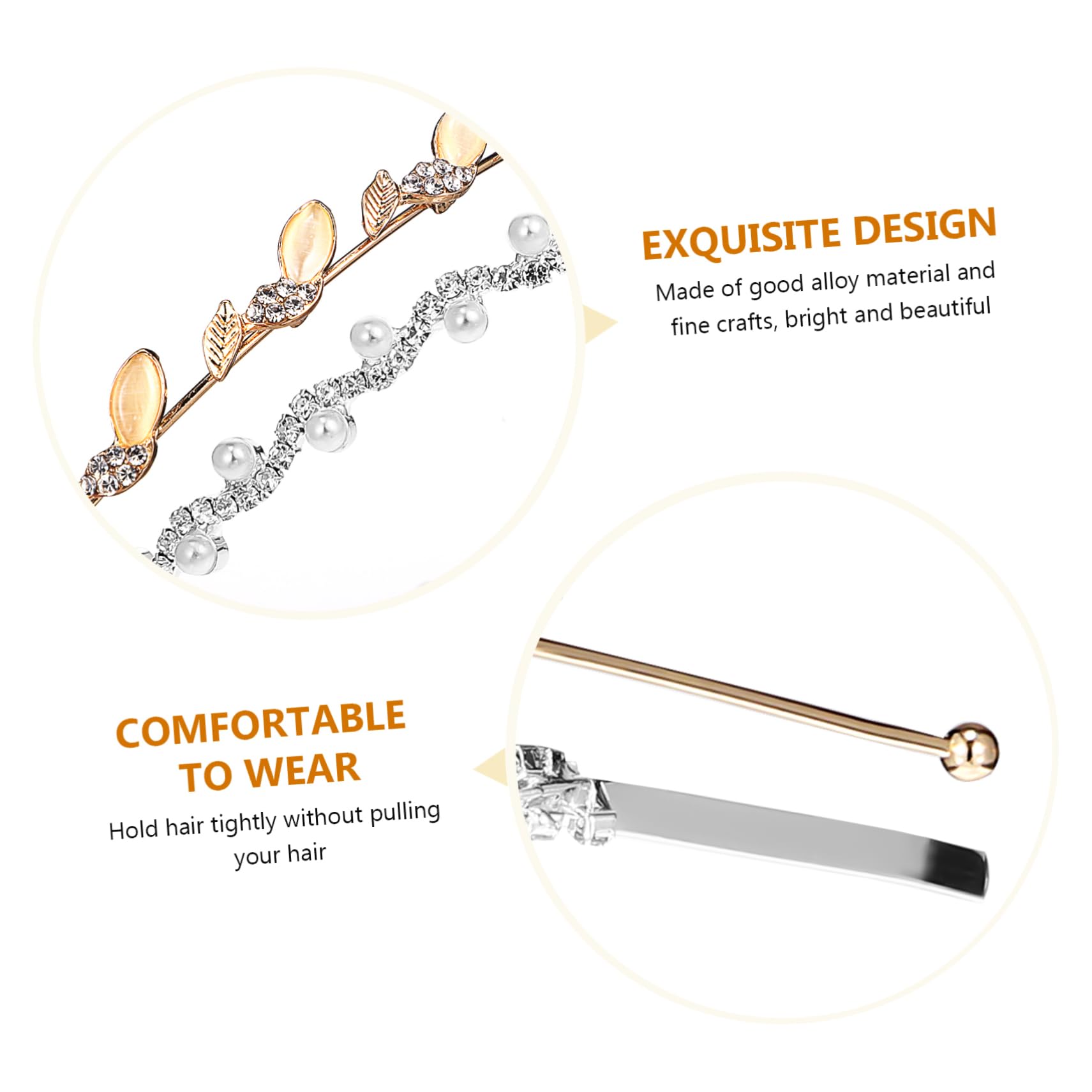 VICASKY 24 Pezzi Cerchietti Sposa con e in Cristallo Fasce Bridal per Matrimonio Addio Nubilato Accessori Cerimonia Oro