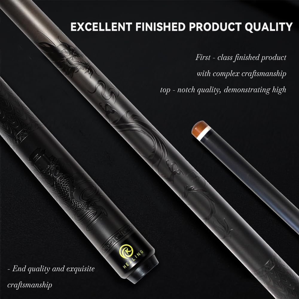 Amazon.co.jp: ビリヤード キュー OKHEALING 58インチ 20 oz 1/2