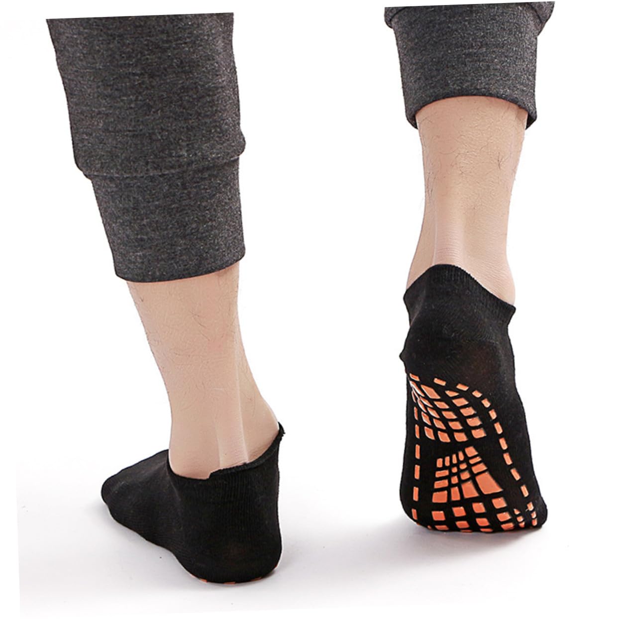 NOLITOY 20 Pares de Calcetines Antideslizantes de Algodón, Unisex, Transpirables y Cómodos para Yoga, Casa y Niños y Adultos Color Aleatorio