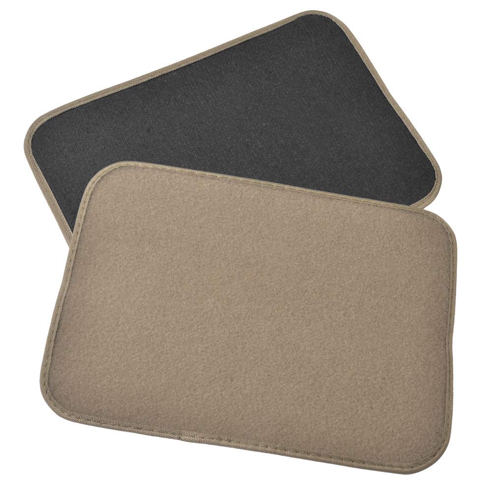 Motor Trend Premium Inter-Lock Backing Carpet Car Floor Mats - Front Rear Thick Durable Auto Protection Fits Most — view 7