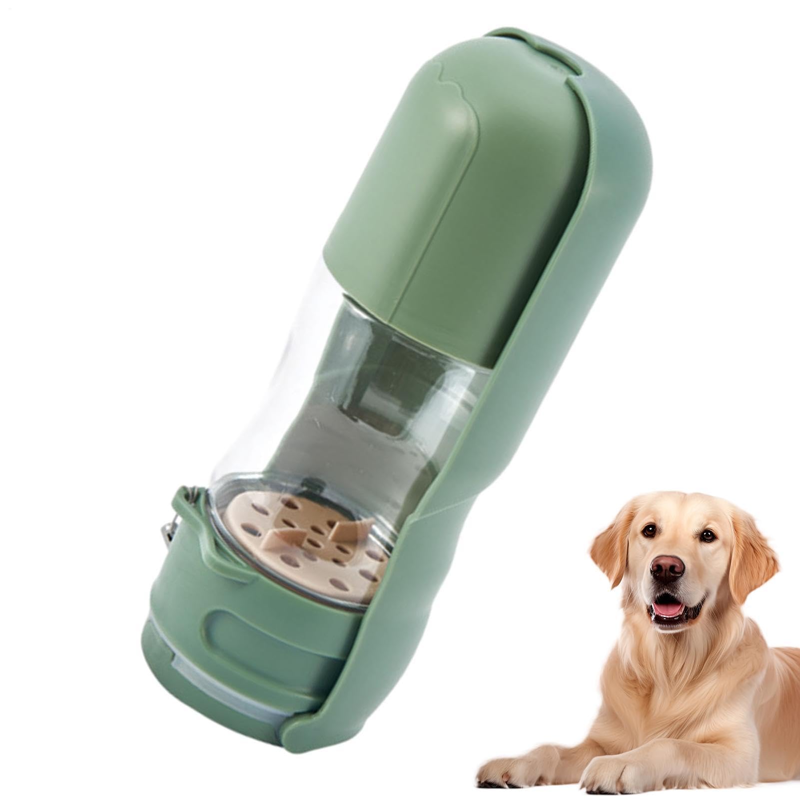 Welpen Reise-Wassernapf Auslaufsicher mit integriertem Aktivkohlefilter | Hunde-Reisezubehör Auslaufsicher, Für Trinkwasser Und Futter, Katzen, Welpen, Spaziergänge, Wandern, Hund, Outdoor, Reisen