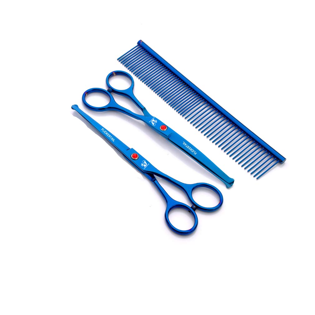 4,5-6,5 Pollici Pet Grooming Forbici Kit, Professionale in Acciaio Inox Dog Grooming Forbici Pet Haircut Tools, per Il Salone, Pet Barber