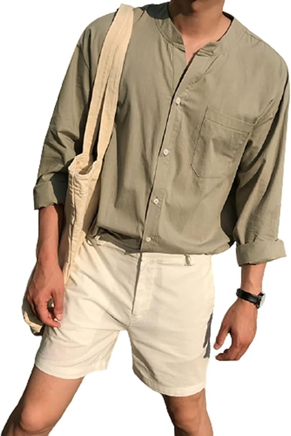 Amazon シャツ メンズ 長袖 大きい 春用 秋服 夏用 ポケット付き 涼しい ビジネス 冬服 快適な肌触り かっこいい お出かけ 普段のお洒落 贈物 男性 男女兼用 アウトドア シャツ 通販
