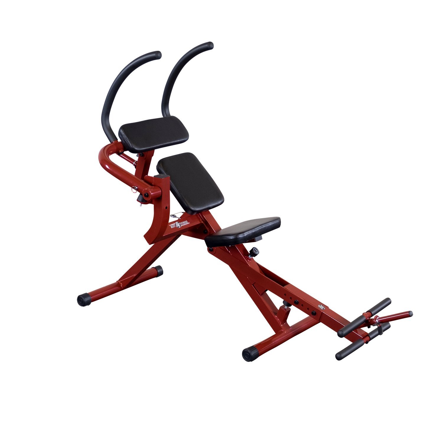 Body-Solid Best Fitness Semi Recumbent AB Bench (BFAB20), Champagne/Black, 64x22x46