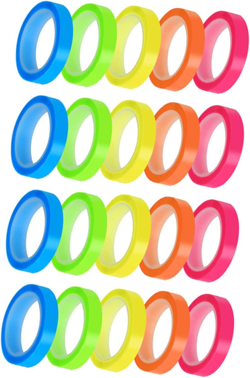 100rolls Transparent Highlighter Tape Multi-Function Sticky Tabs for Book Marking Portable Page Markers for Students Teachers and Office Use Convenient Indexing