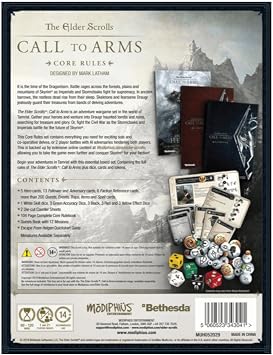 Modiphius Entertainment Elder Scrolls Call to Arms - Core Box RPG for Adults, Family and Kids 13 Years Old and Up (Licensed RPG)