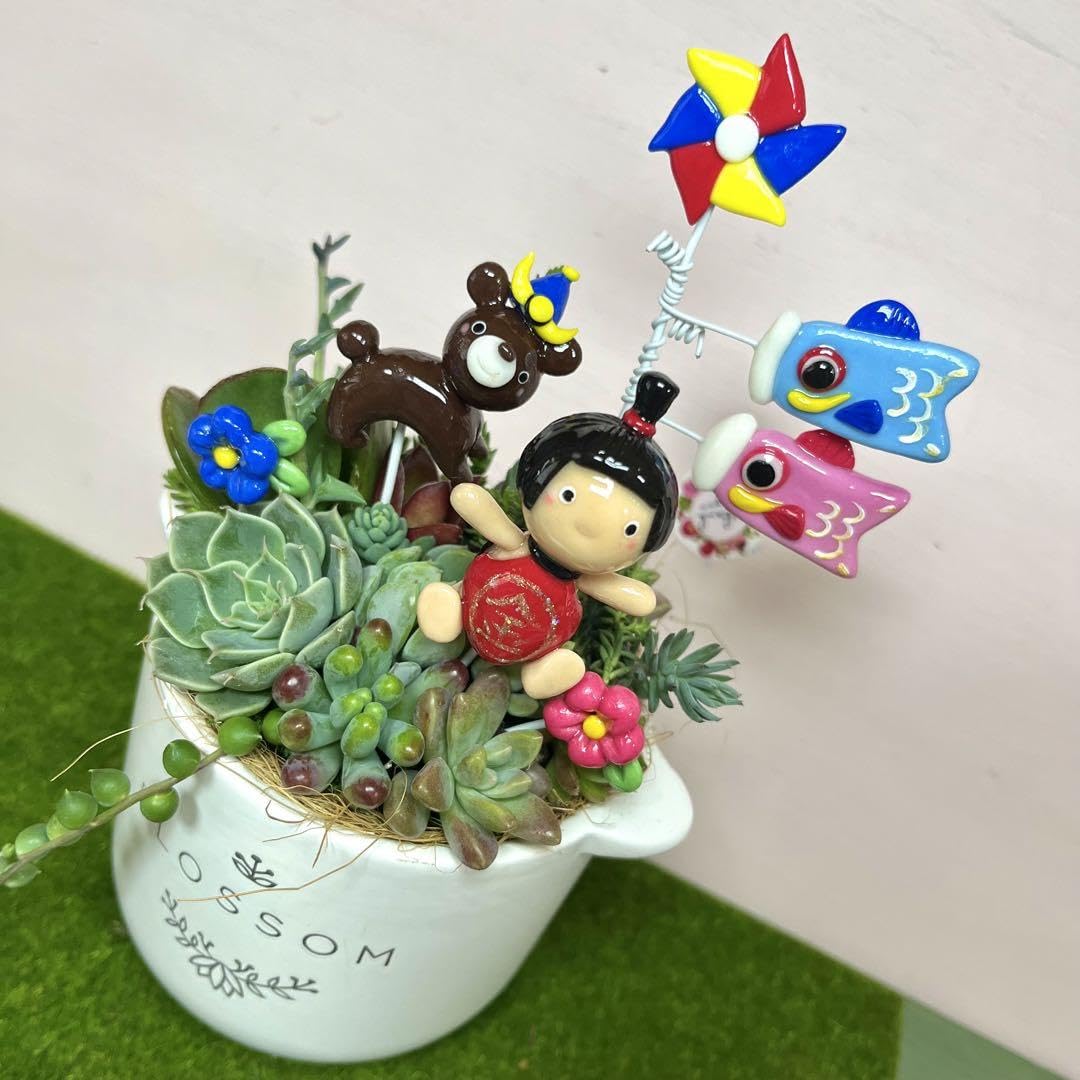 五月人形 (樹脂粘土)粘土細工(レジンコーティング) Amazon.co.jp: 多肉植物寄せ植え樹脂粘土レジン(粘土細工)ガーデン