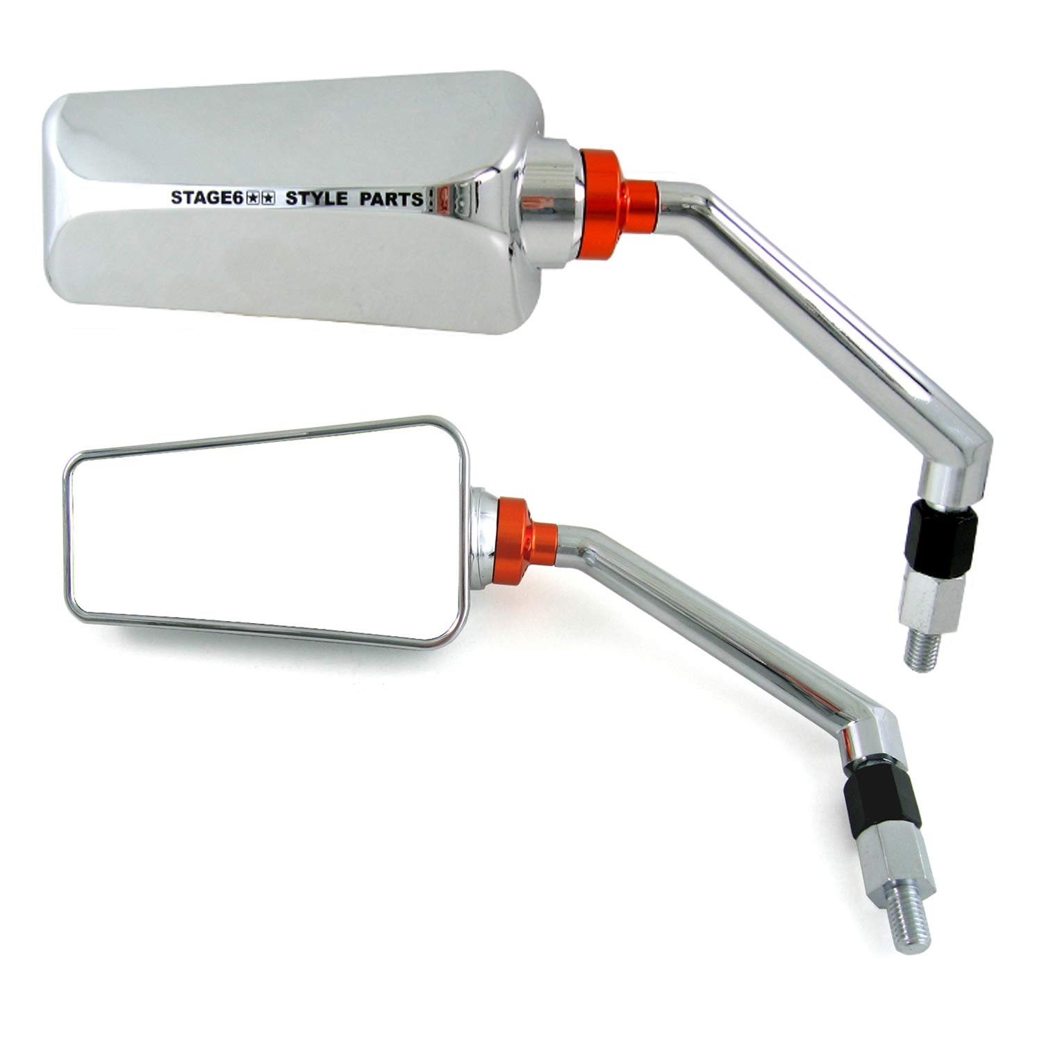 Specchietti Retrovisori Per Moto Shin YO - Compatibili Con Eliminator 125 E D-Tracker 125 - Foto 5