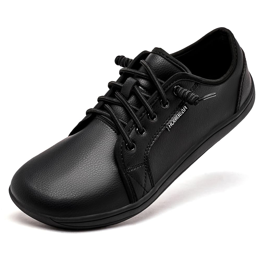 HOBIBEAR Womens Mens Wide Minimalist Barefoot Sneakers Zero Drop Slip on Shoes