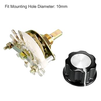 【SA】I get Position 8inch Sonosheet uxcell 1P8T 1 Pole 8 Position 1 Deck Band Channel Rotary