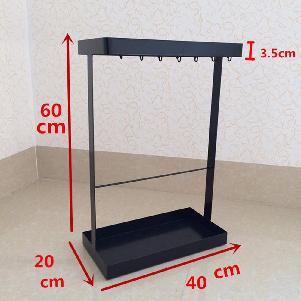 Amazon｜Xyanzi 傘立て、傘バケツ-7フックなし部門鍛造アイアン