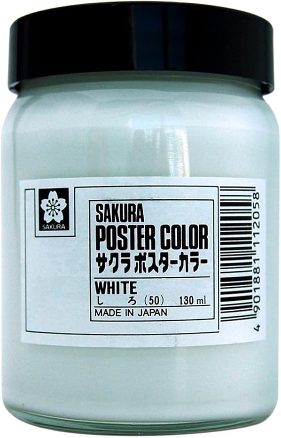 PW130ML # 50 Sakura Color white poster color 130ml (japan import ...
