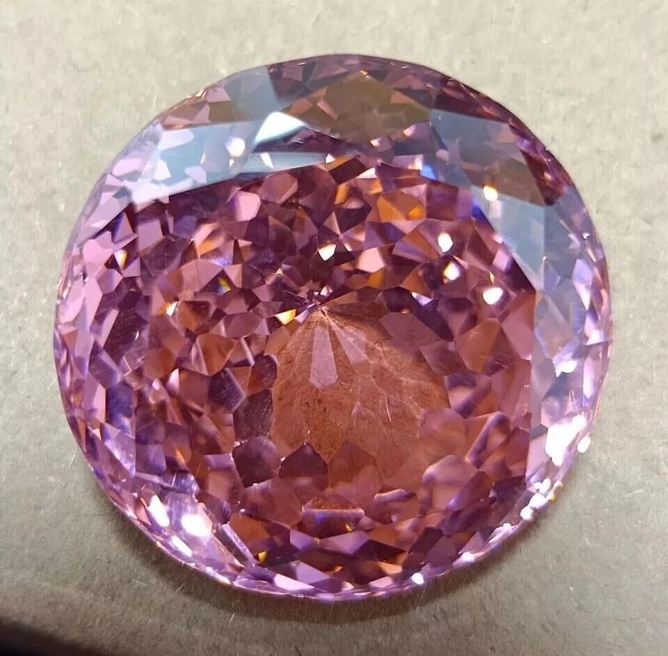 Natural Cambodian Pink Zircon 52 Ct+ Round Cut — Precious Loose Gemstone, Vibrant Rose Hue, Not Cubic Zirconia, For Custom Jewelry & Collectors3