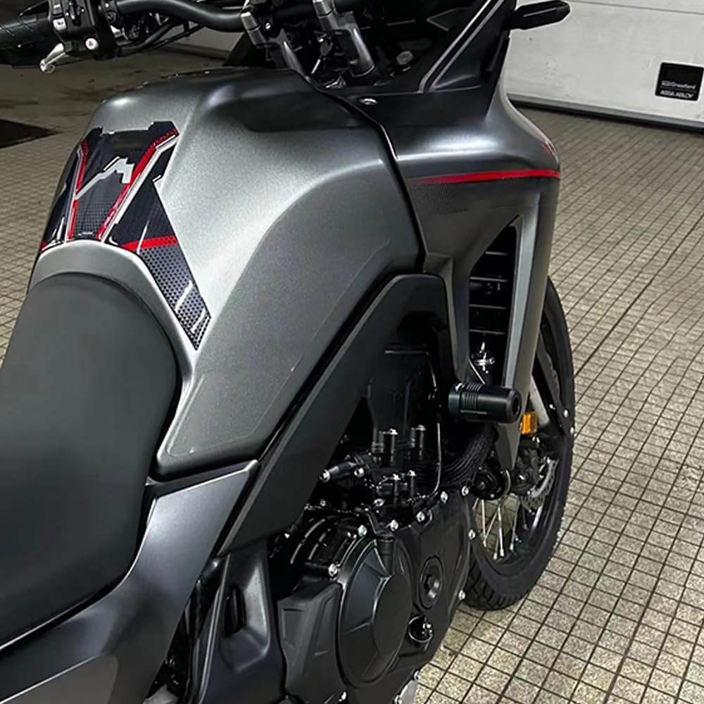 Grille De Protection Phare Moto MOQIAOSEIKO – Compatible Honda XL750 Transalp 2023-2025 – Aluminium T5 Noir – Style Et Protection Anti-impact - 10