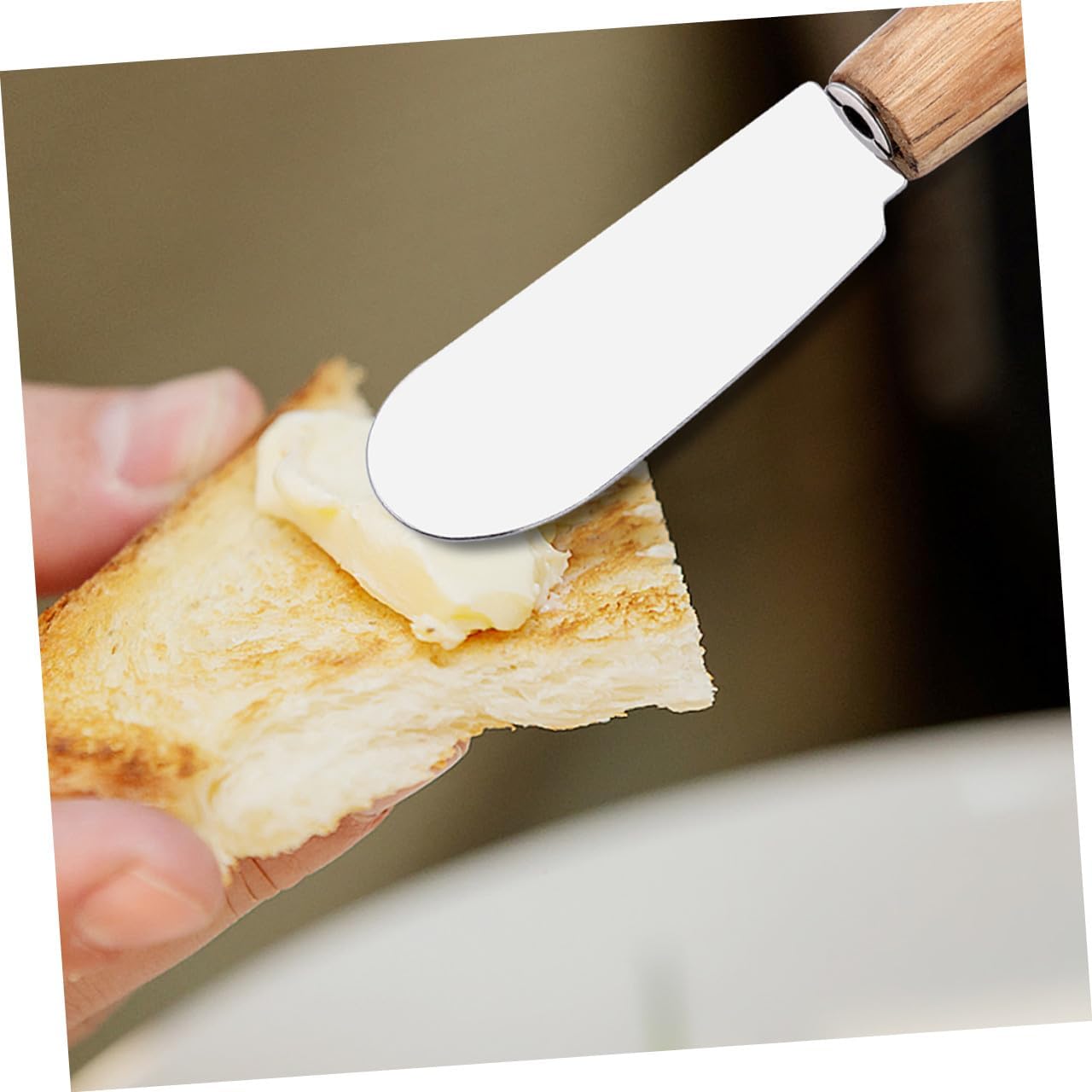3sets Easy Butter Spreading Stainless Steel Butter Spreader Plastic Handle Ergonomic 10pcs*3