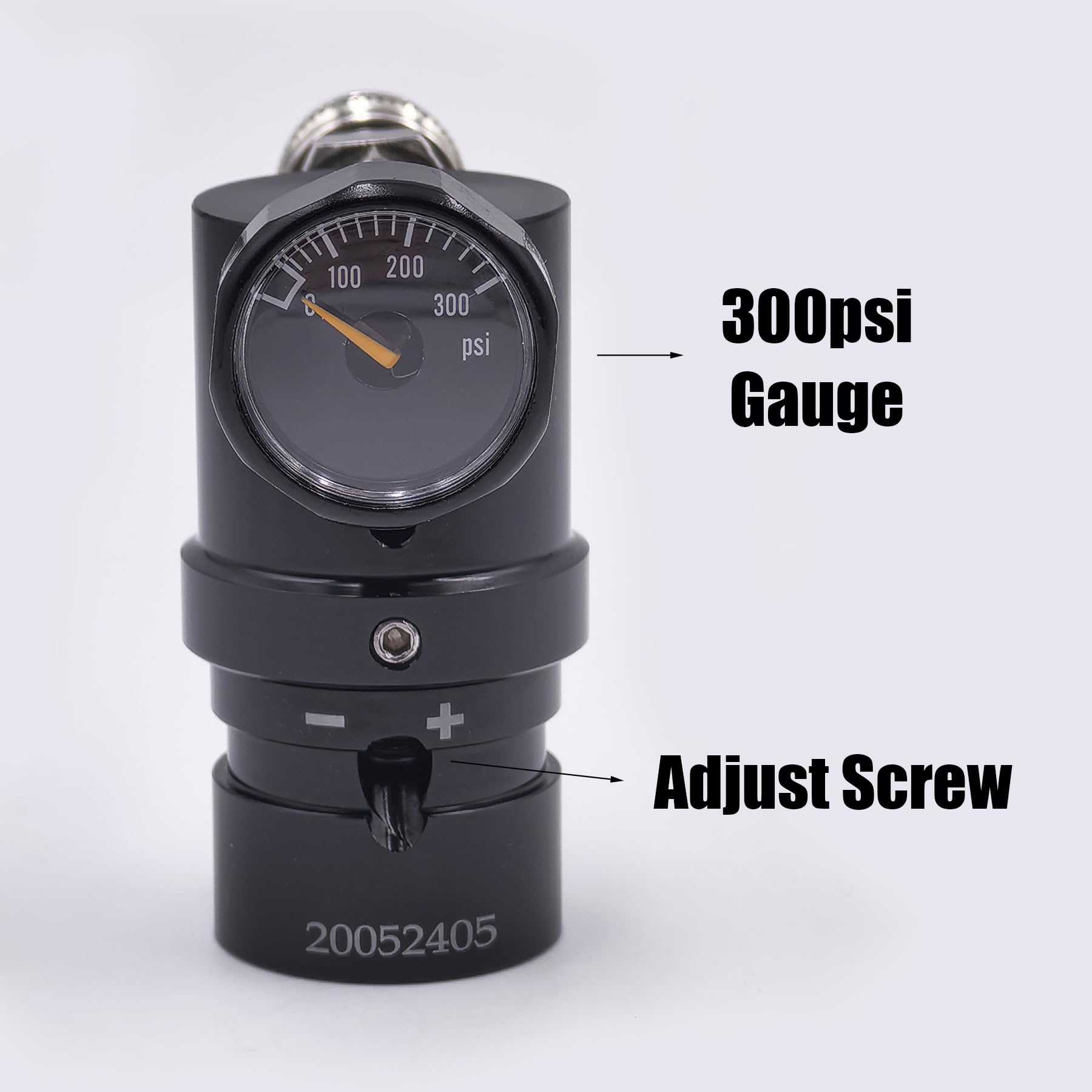 HPA Low Pressure MR Reg GEN2 Micro régulateur de CO2 réglable avec sortie Foster US 2202 20 psi à 200 psi pour pistolet Airsoft PCP Paintball