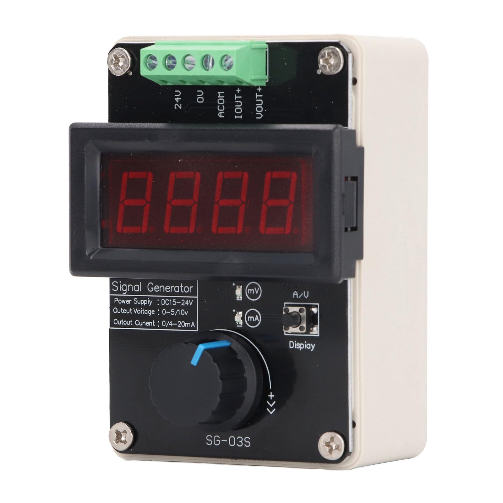 Generador de señal PCB ajustable de 15 a 24 VCC y pantalla de 4 dígitos 7
